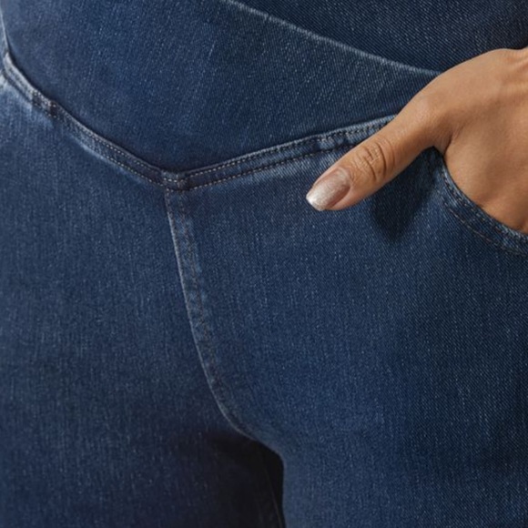 HALARA Navy Flare Jeans - Picture 8 of 9